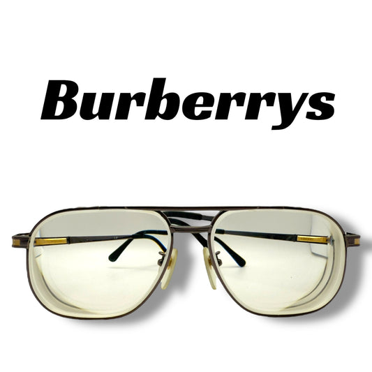 【156】良品！バーバリーズ　メガネ　ブラウン系