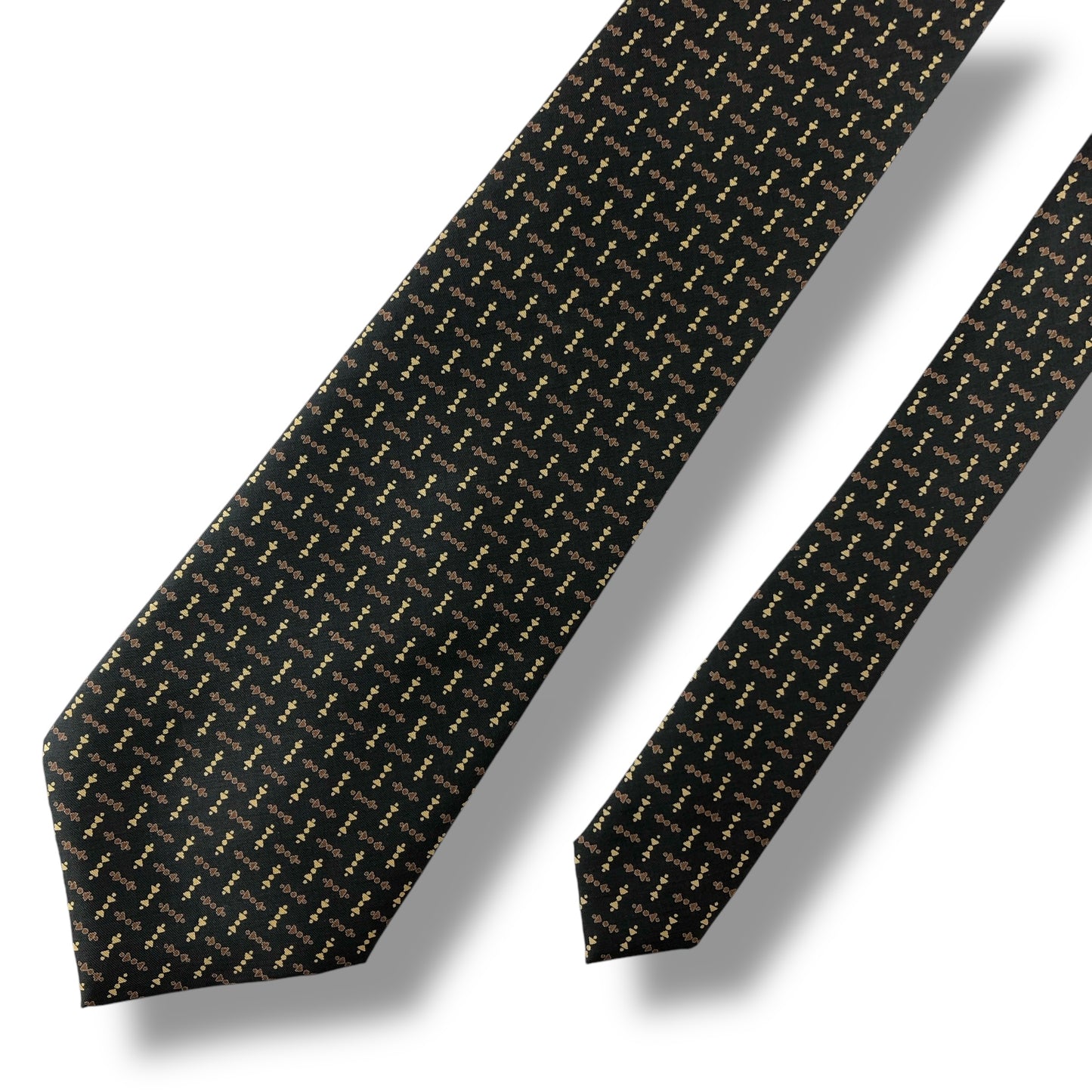 【7002】良品！ジムトンプソン　ネクタイ　ブラウン系