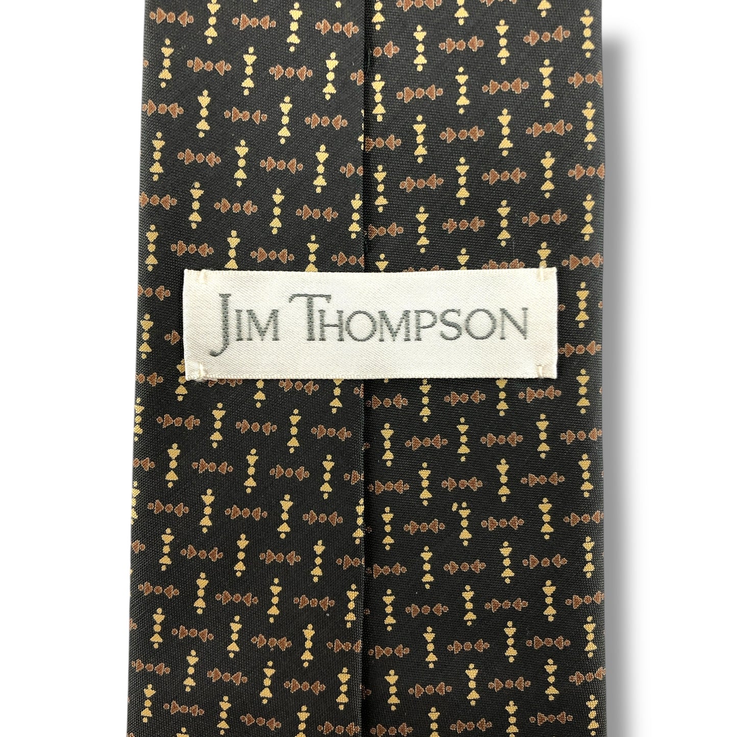 【7002】良品！ジムトンプソン　ネクタイ　ブラウン系