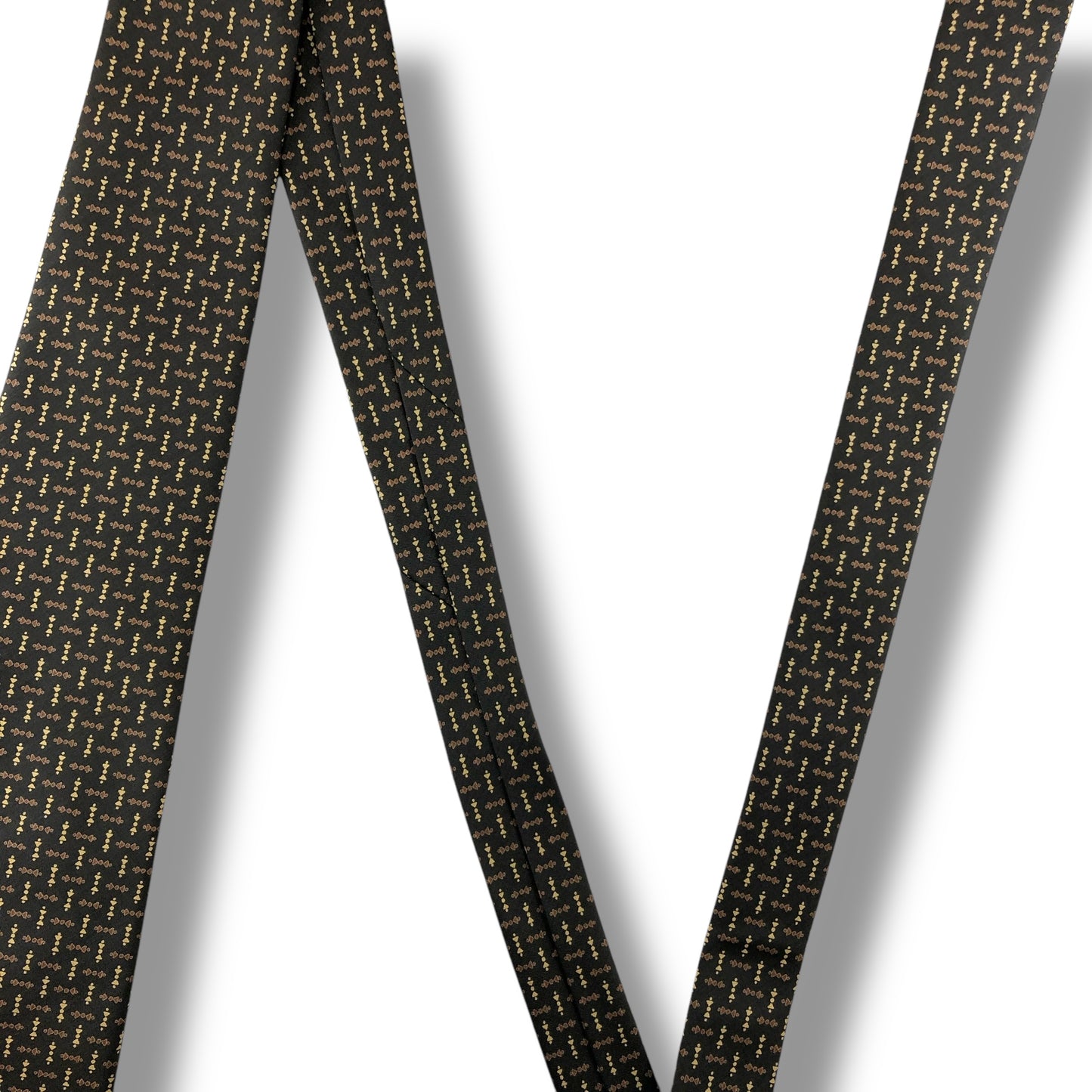 【7002】良品！ジムトンプソン　ネクタイ　ブラウン系