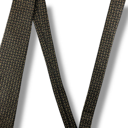 【7002】良品！ジムトンプソン　ネクタイ　ブラウン系