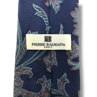 【7003】良品！ピエールバルマン　ネクタイ　ブルー系