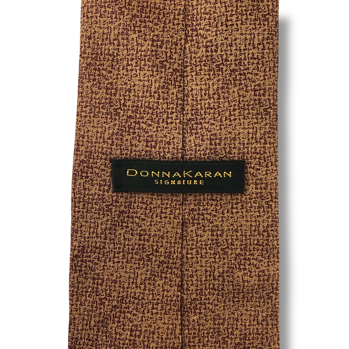 【7017】美品！ダナキャラン　ネクタイ　ブラウン系