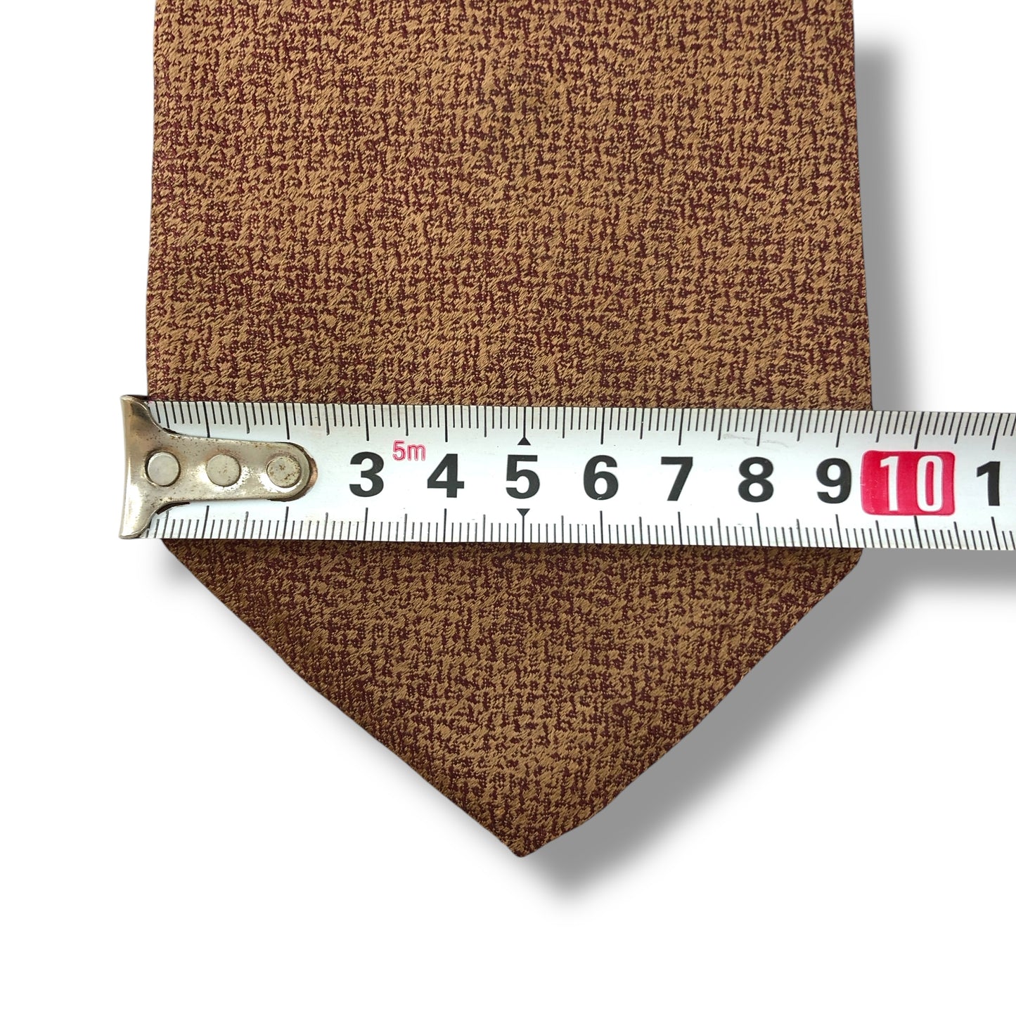 【7017】美品！ダナキャラン　ネクタイ　ブラウン系