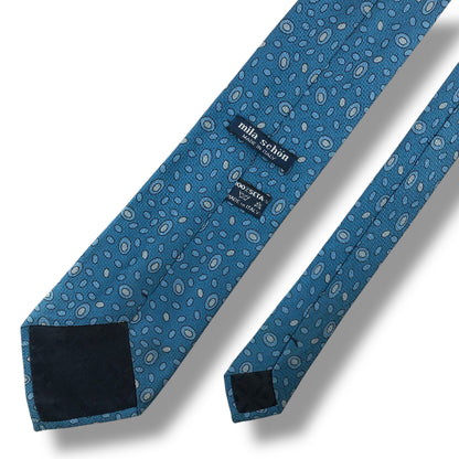 【7018】良品！ミラショーン　ネクタイ　水色系