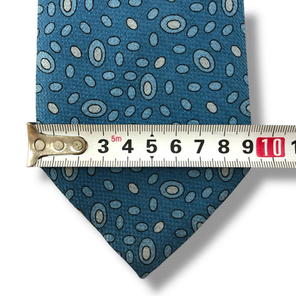 【7018】良品！ミラショーン　ネクタイ　水色系