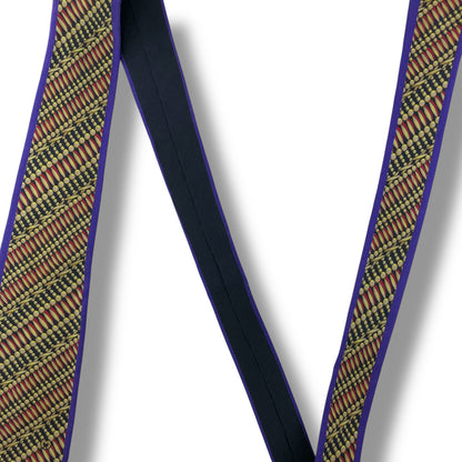 【7030】良品！ミラショーン　ネクタイ　パープル系