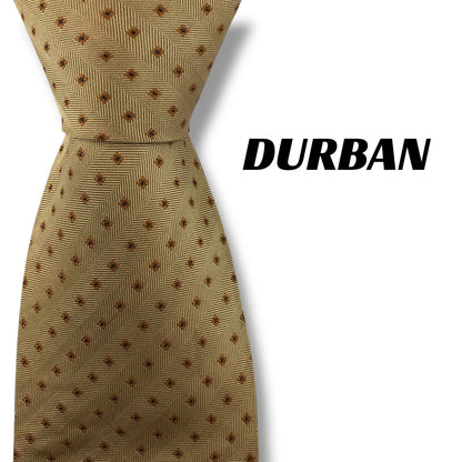 【7038】良品！ダーバン　ネクタイ　ゴールド系