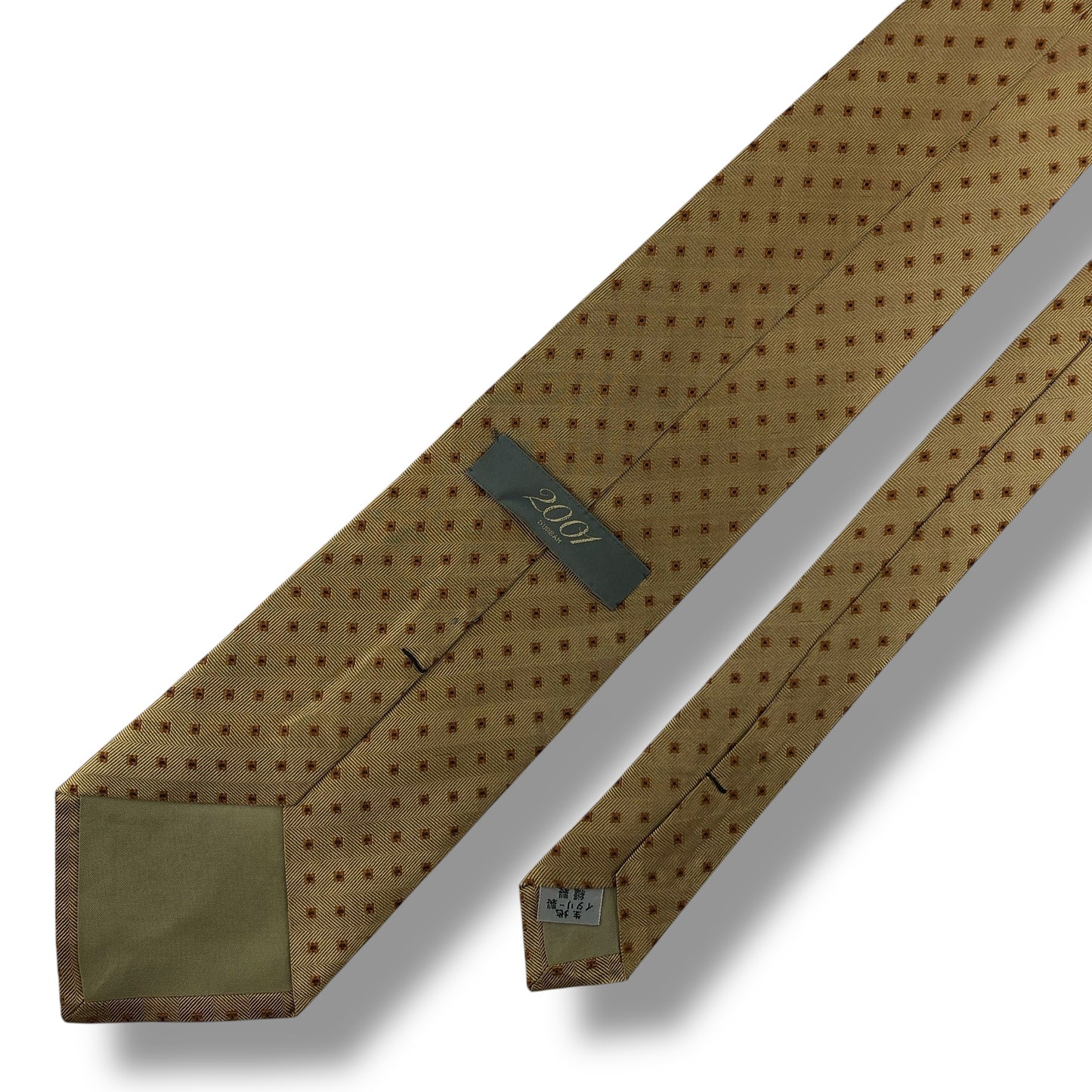 【7038】良品！ダーバン　ネクタイ　ゴールド系