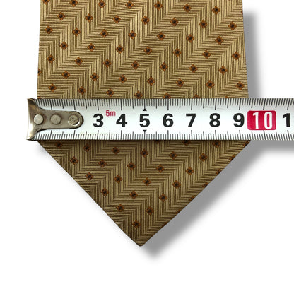 【7038】良品！ダーバン　ネクタイ　ゴールド系