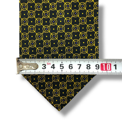 【7040】美品！ヴェルサーチ　ネクタイ　ブラック系　メデューサ