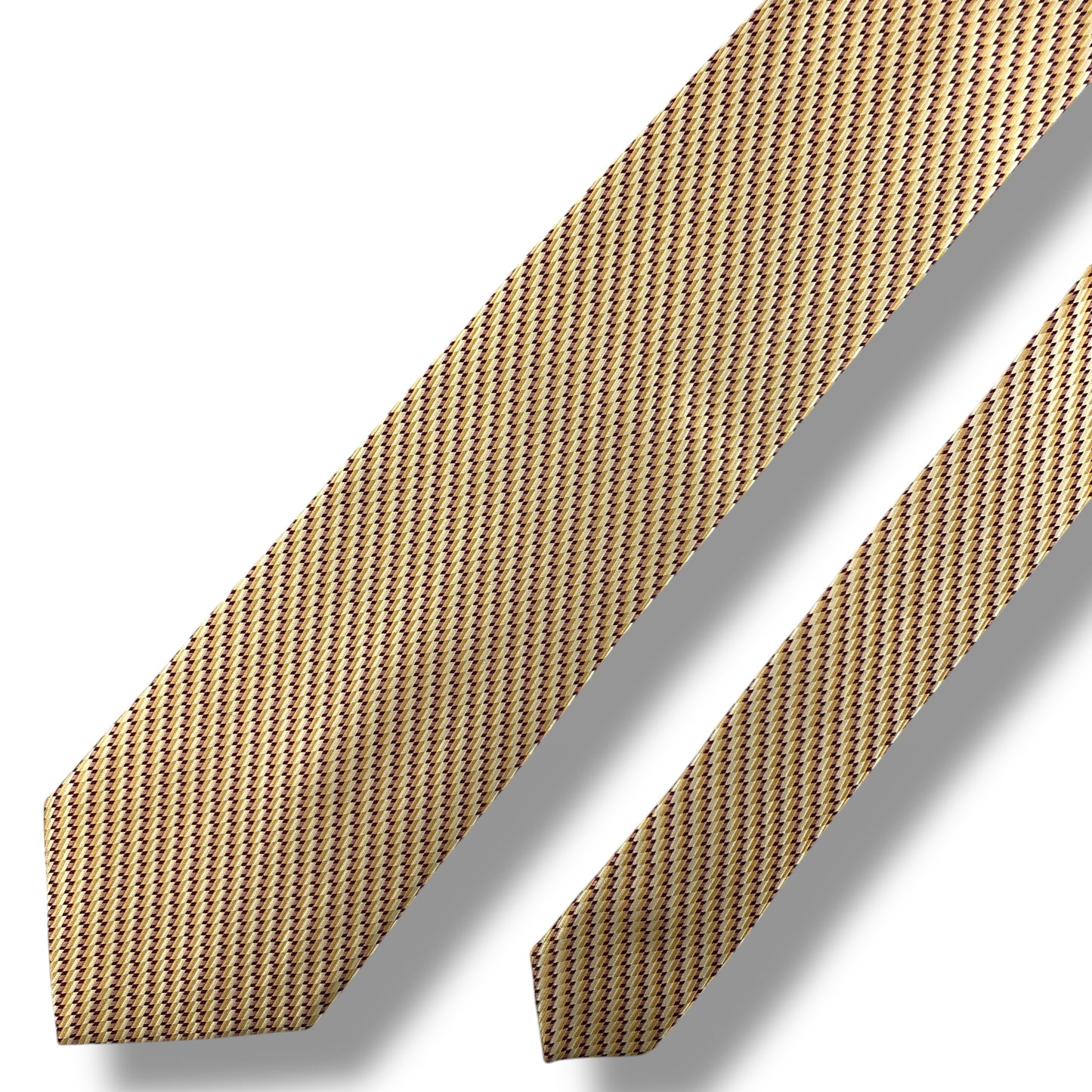 【7041】美品！タケオキクチ　ネクタイ　ゴールド系