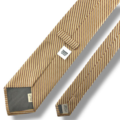 【7041】美品！タケオキクチ　ネクタイ　ゴールド系