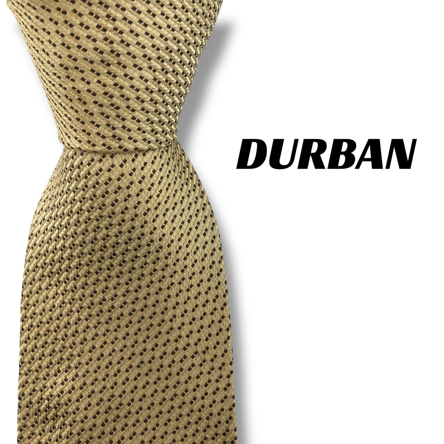 【7044】美品！ダーバン　ネクタイ　ゴールド系