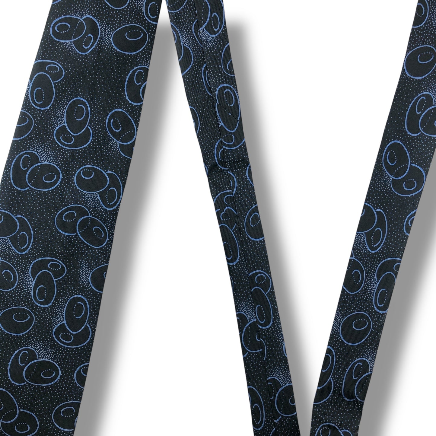 【7066】美品！シャルルジョルダン　ネクタイ　ブルー系