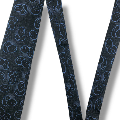 【7066】美品！シャルルジョルダン　ネクタイ　ブルー系