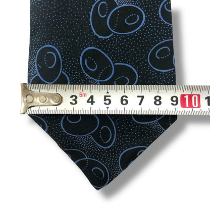 【7066】美品！シャルルジョルダン　ネクタイ　ブルー系