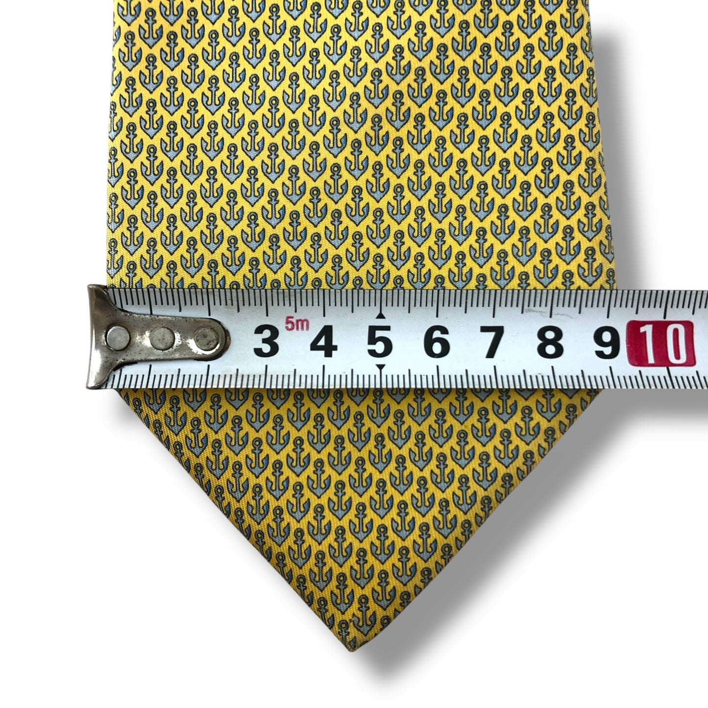 【7072】良品！サルバトーレフェラガモ　ネクタイ　イエロー系