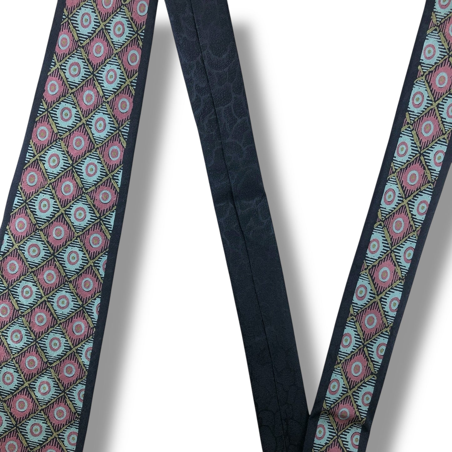 【7084】美品！ラショーン　ネクタイ　ネイビー系