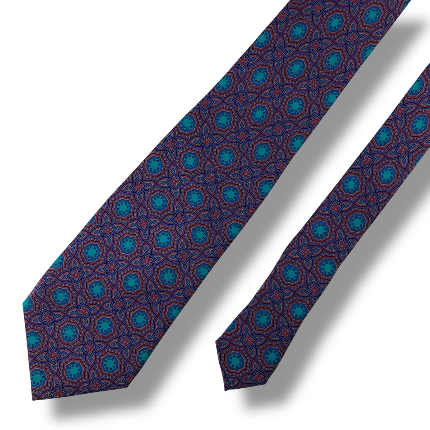 【7087】美品！ランバン　ネクタイ　ブルー系