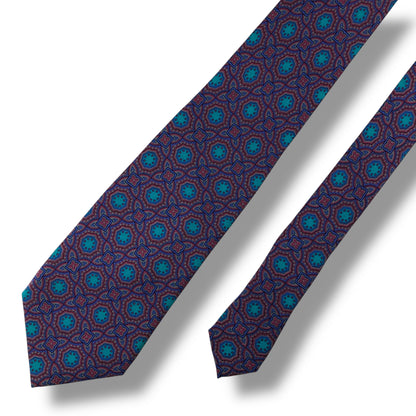 【7087】美品！ランバン　ネクタイ　ブルー系