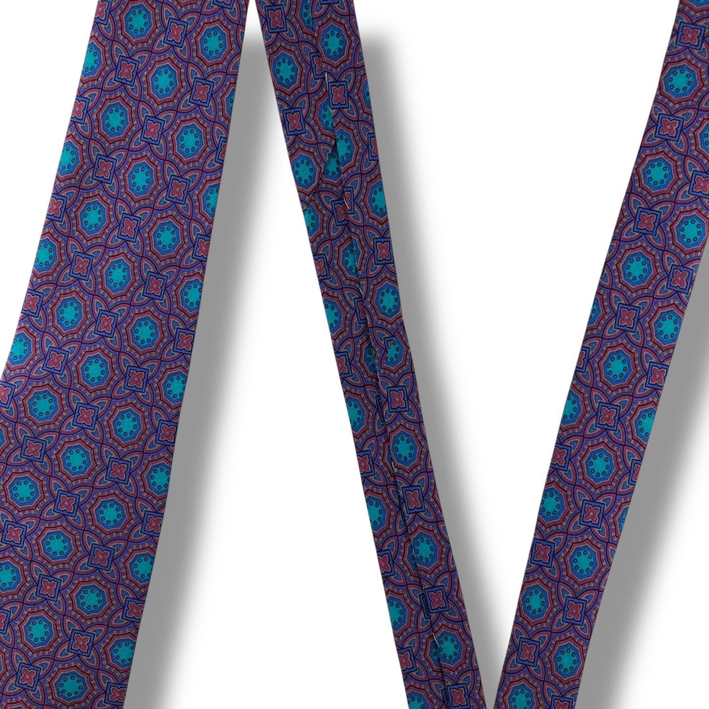 【7087】美品！ランバン　ネクタイ　ブルー系