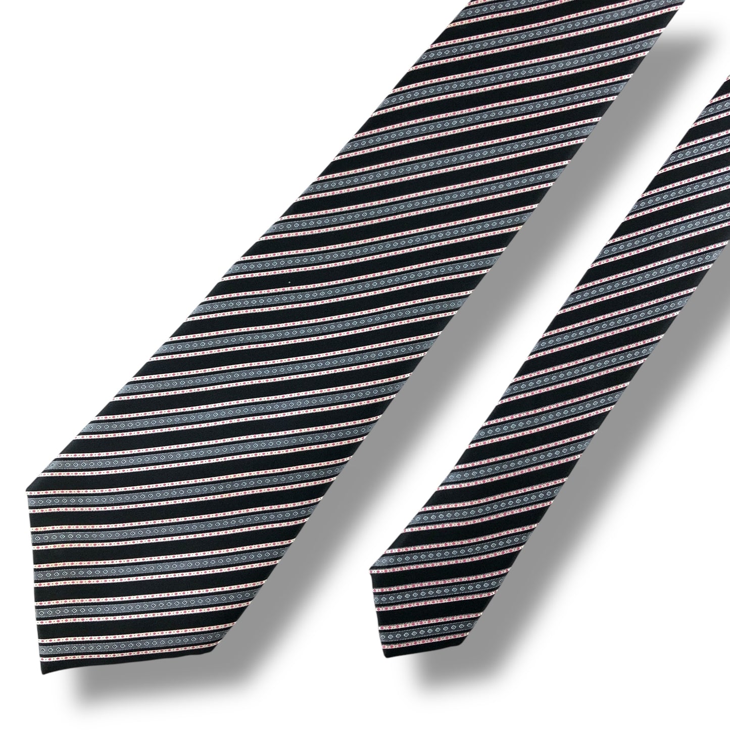 【7096】美品！ステファノリッチ　ネクタイ　ブラック系