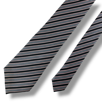 【7096】美品！ステファノリッチ　ネクタイ　ブラック系