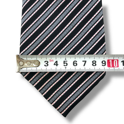 【7096】美品！ステファノリッチ　ネクタイ　ブラック系
