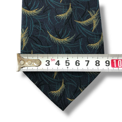 【7100】美品！ピエールカルダン　ネクタイ　ネイビー系