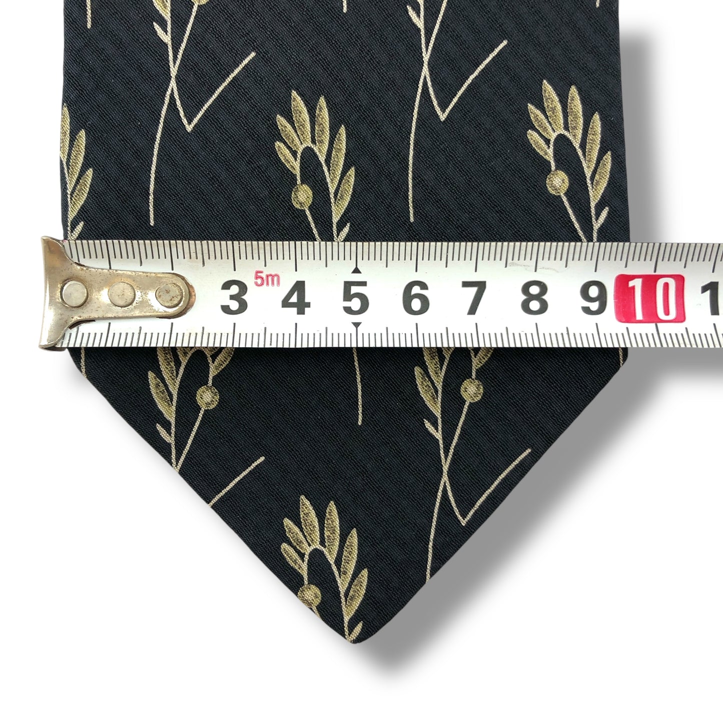 【7103】良品！ジョルジオアルマーニ　ネクタイ　ブラック系