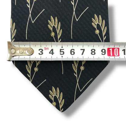 【7103】良品！ジョルジオアルマーニ　ネクタイ　ブラック系