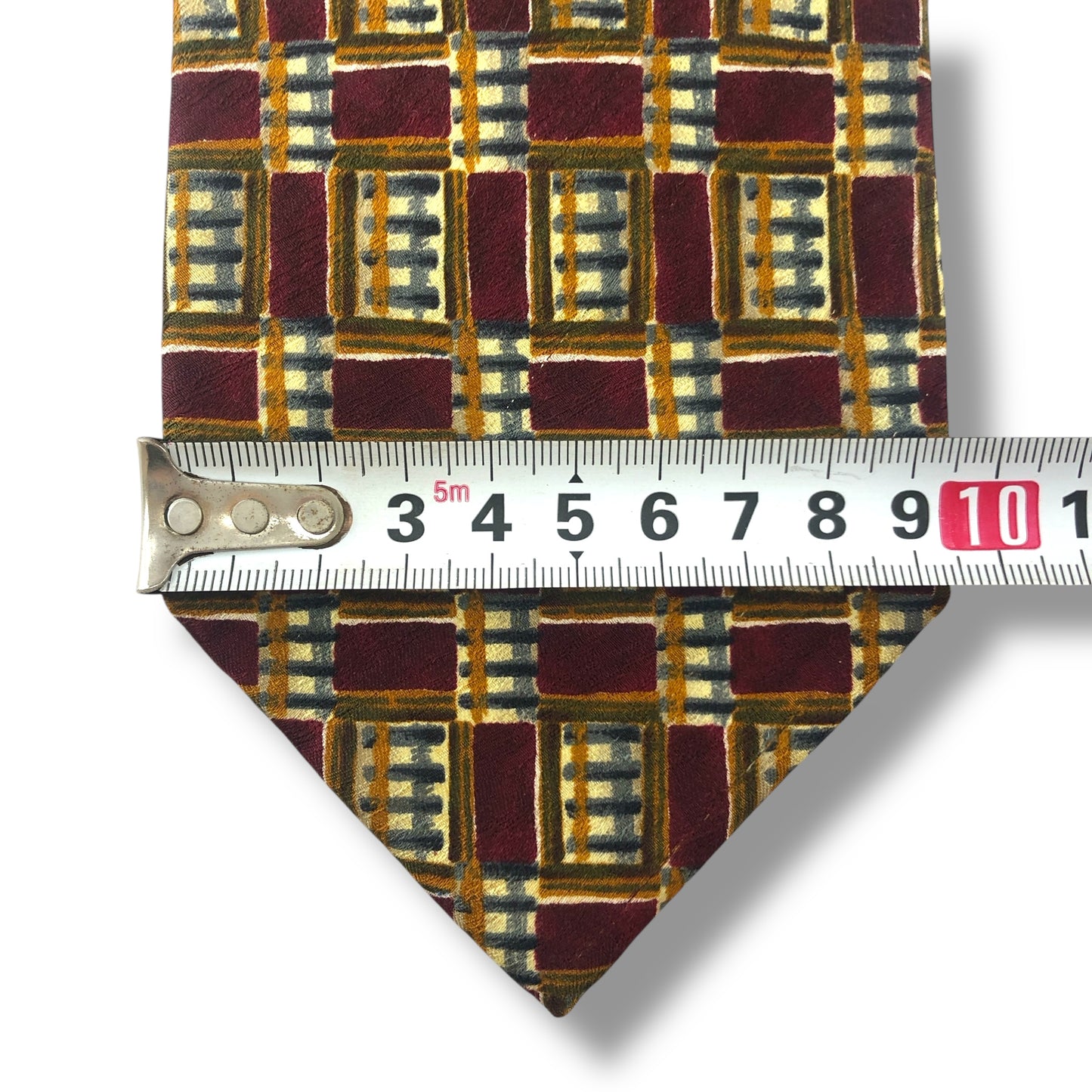 【7114】良品！ダンヒル　ネクタイ　ボルドー系