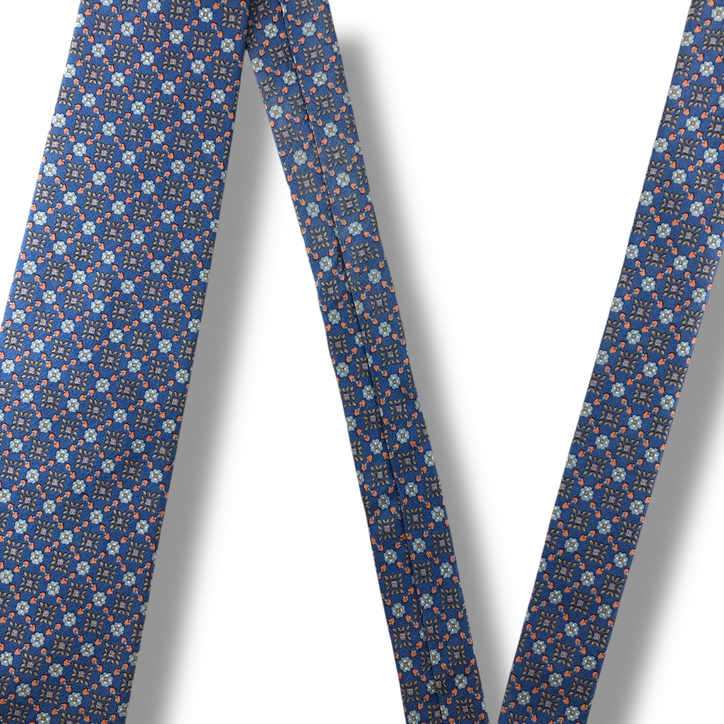 【7115】美品！ニナリッチ　ネクタイ　水色系　花柄