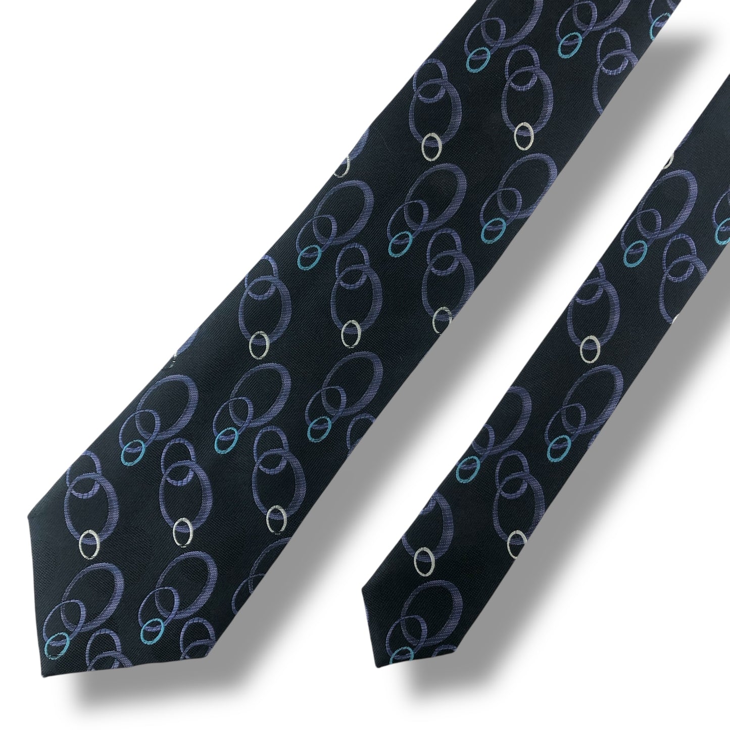 【7116】良品！ニコル　ネクタイ　ネイビー系