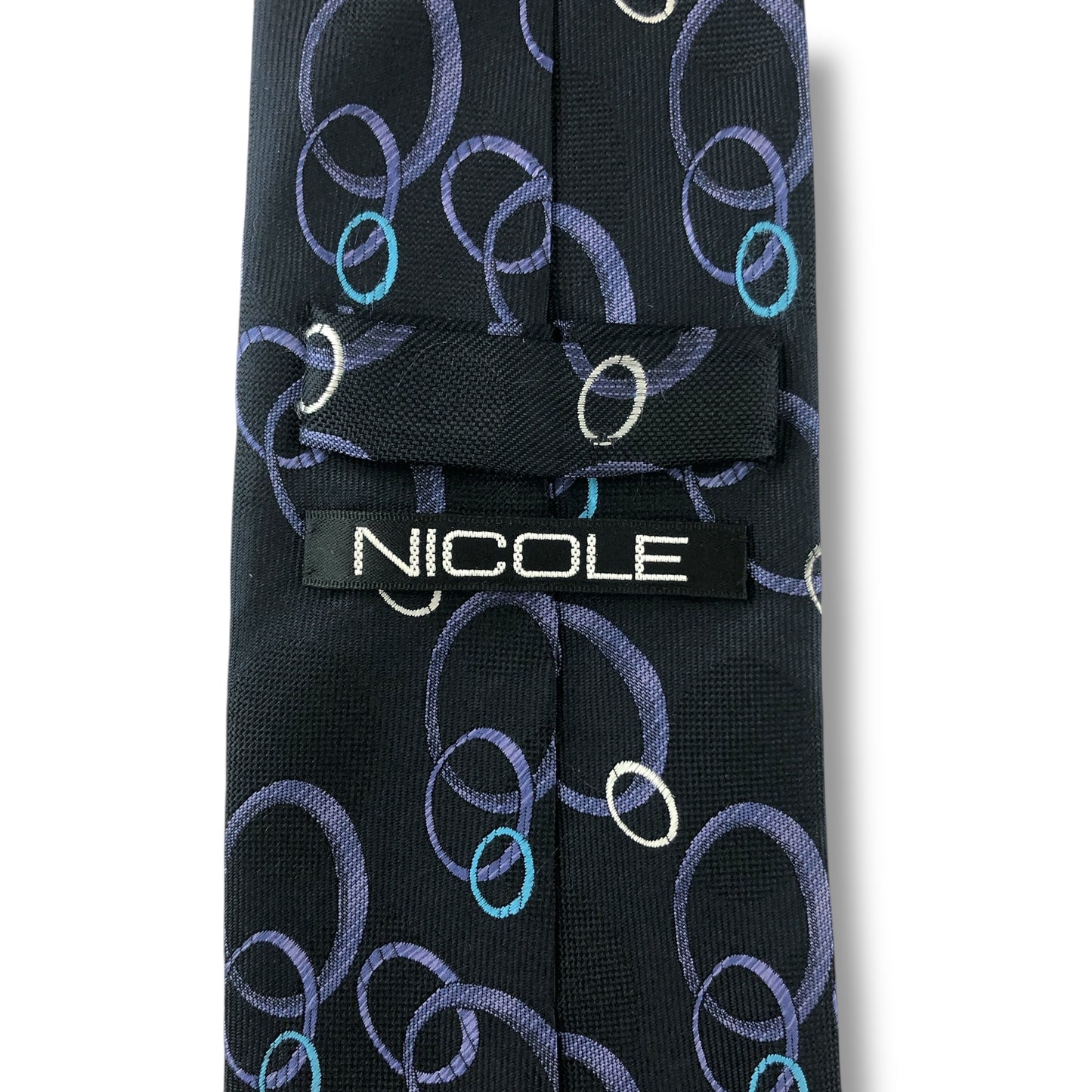 【7116】良品！ニコル　ネクタイ　ネイビー系