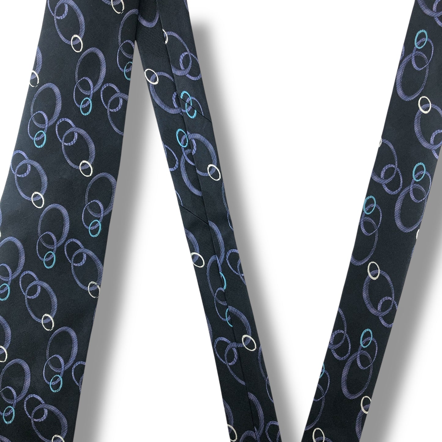 【7116】良品！ニコル　ネクタイ　ネイビー系