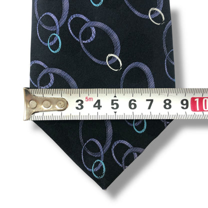 【7116】良品！ニコル　ネクタイ　ネイビー系