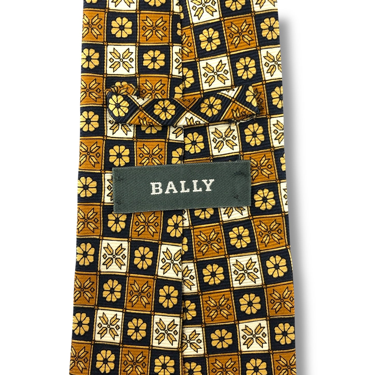 【7120】美品ー良品！バリー　ネクタイ　ゴールド系