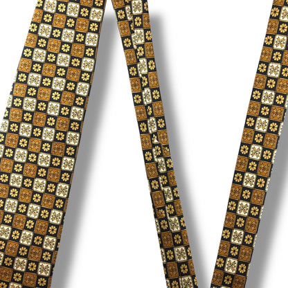 【7120】美品ー良品！バリー　ネクタイ　ゴールド系