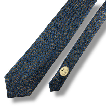 【7131】良品！クリスチャンディオール　ネクタイ　水色系