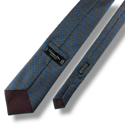 【7131】良品！クリスチャンディオール　ネクタイ　水色系