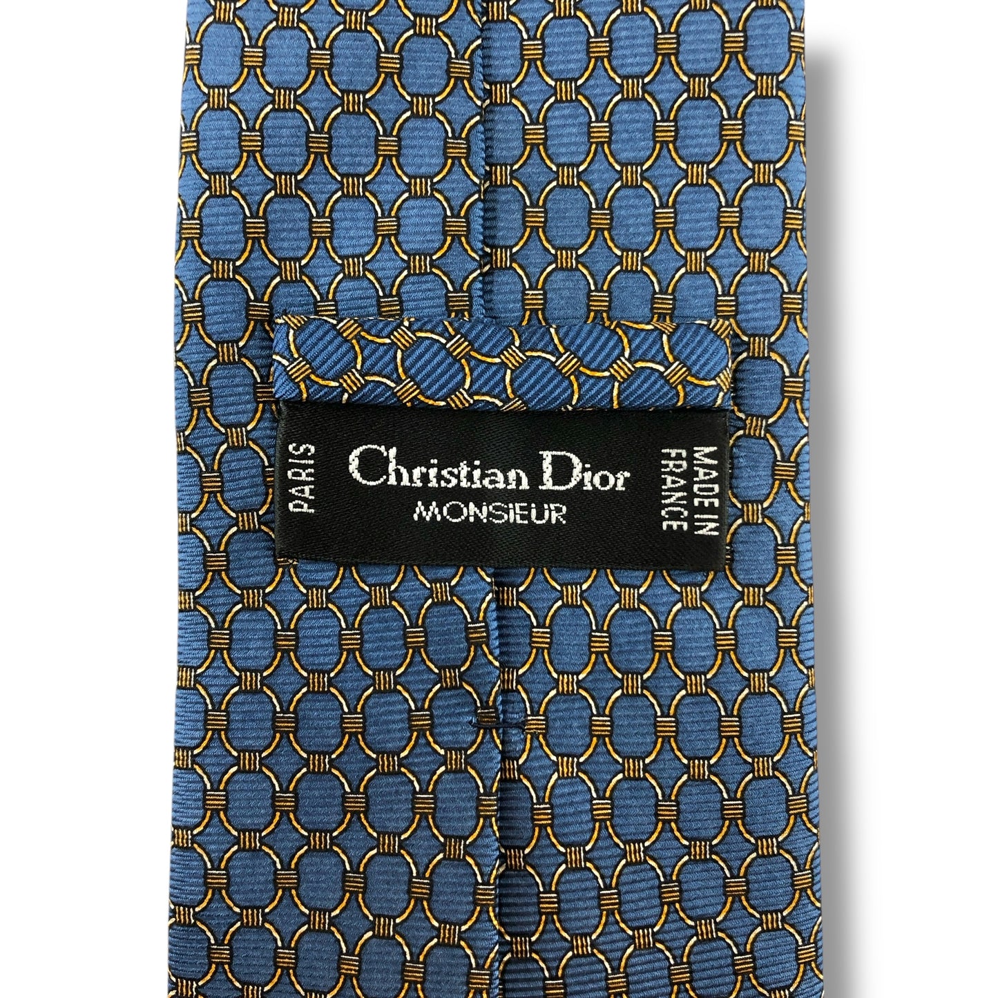 【7131】良品！クリスチャンディオール　ネクタイ　水色系