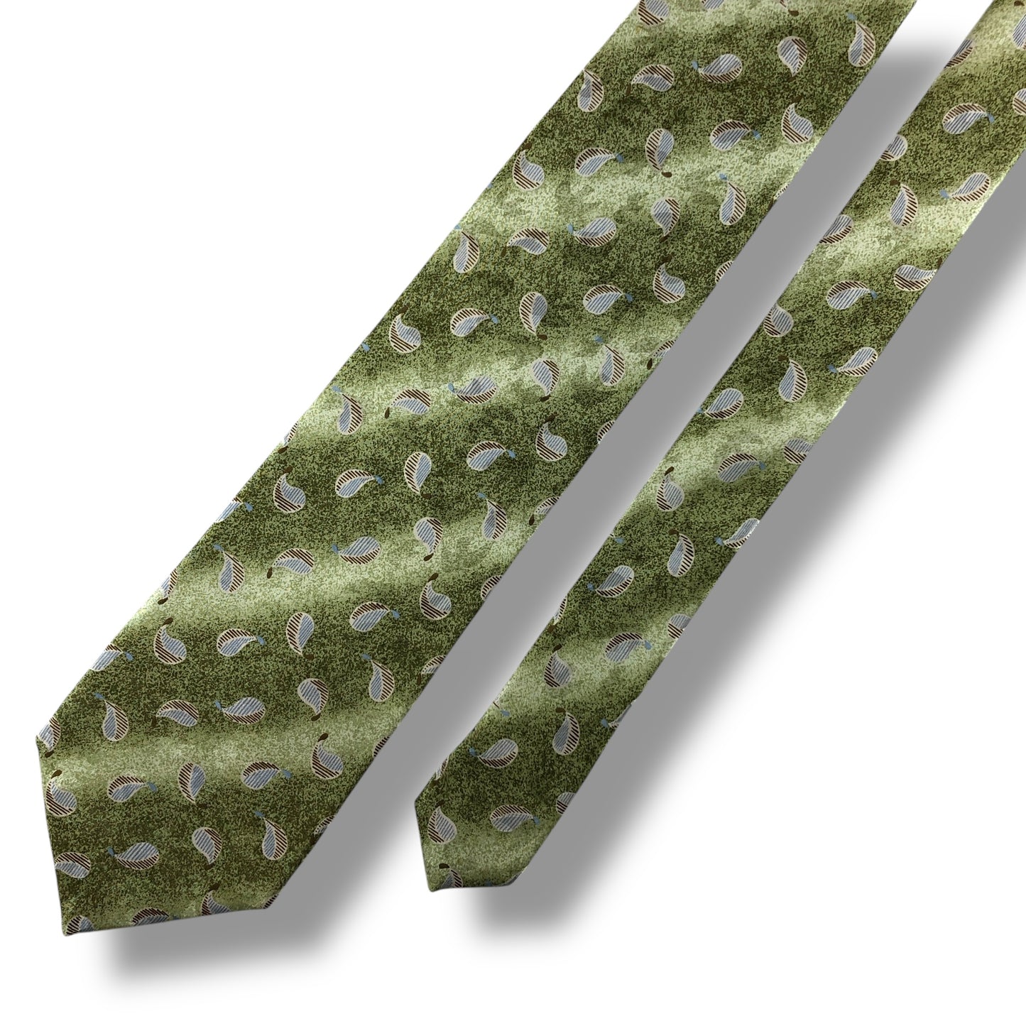 【7132】良品！ニナリッチ　ネクタイ　黄緑系