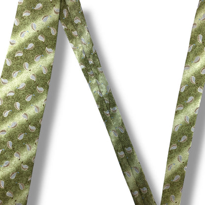 【7132】良品！ニナリッチ　ネクタイ　黄緑系