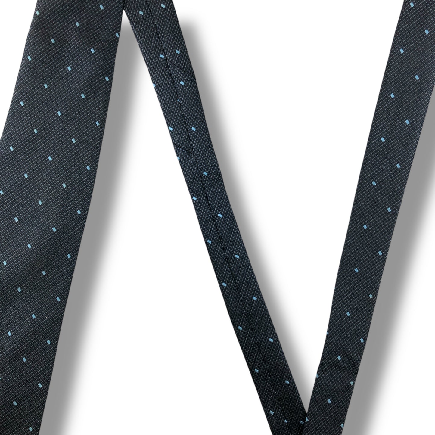 【7134】美品ー良品！コムサデモード　ネクタイ　ネイビー系