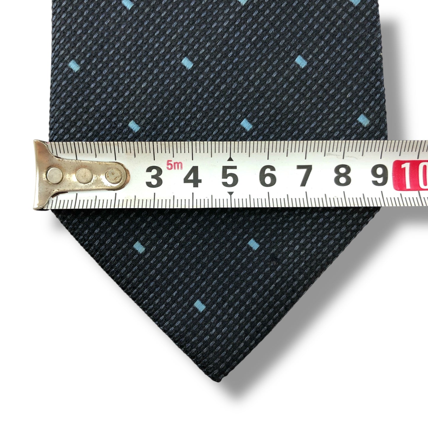 【7134】美品ー良品！コムサデモード　ネクタイ　ネイビー系