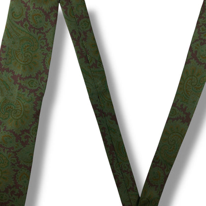 【7138】良品！ジョルジオアルマーニ　ネクタイ　グリーン系