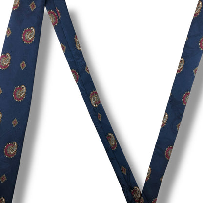 【7141】良品！ランバン　ネクタイ　ネイビー系