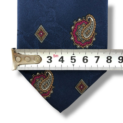 【7141】良品！ランバン　ネクタイ　ネイビー系